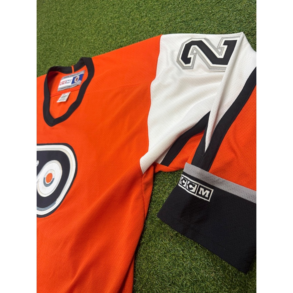 Philadelphia Flyers Peter Forsberg 21 Hockey Jersey Mens CCM NHL Orange XL - Picture 3 of 9